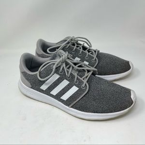 Adidas Cloudfoam QT Racer Gray Shoes AW4313, Women's Size 9.5 Sneakers